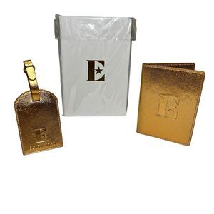 Elton John 2019 Farewell Memorabilia Tour Journal Passport Holder And Tag Bundle